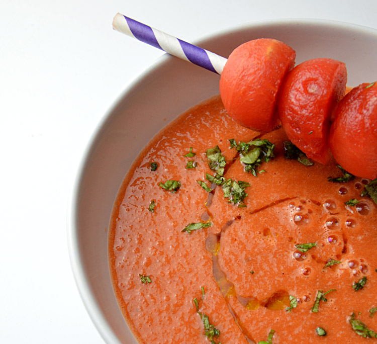 Gazpacho de sandía, una receta de verano