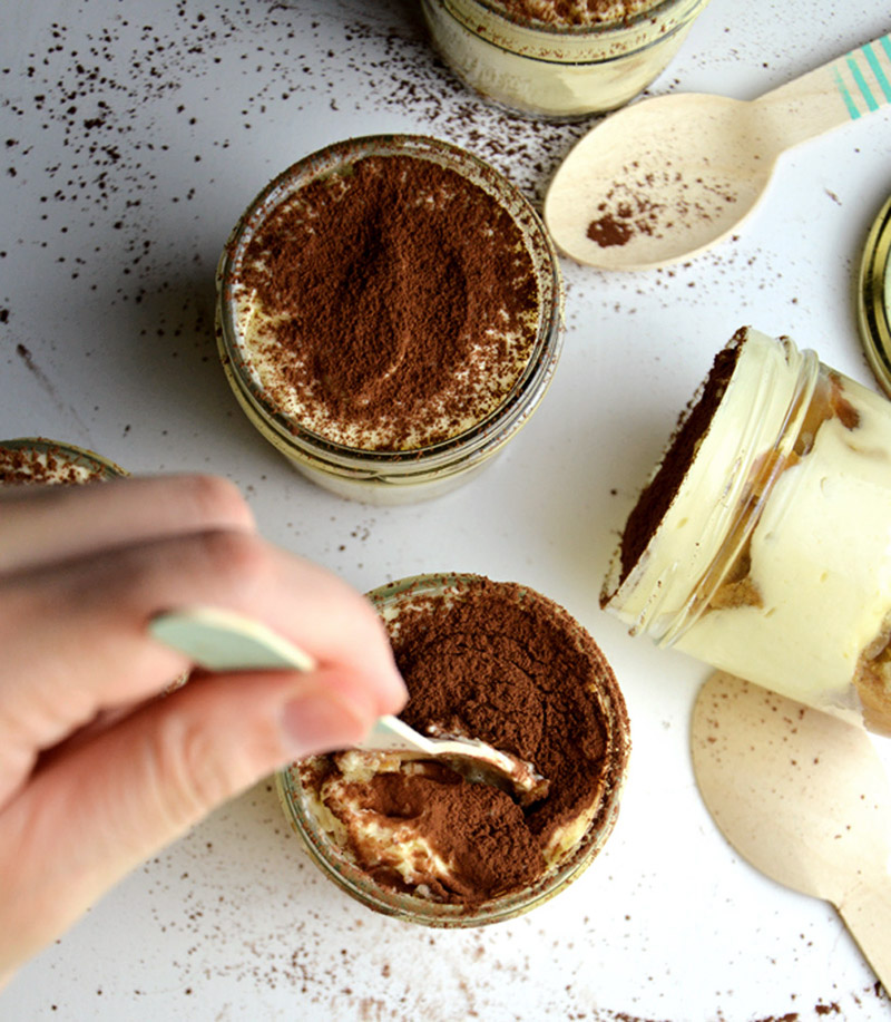 Receta de tiramisú italiano con mascarpone