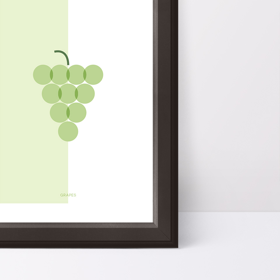 Detalle del póster Grapes