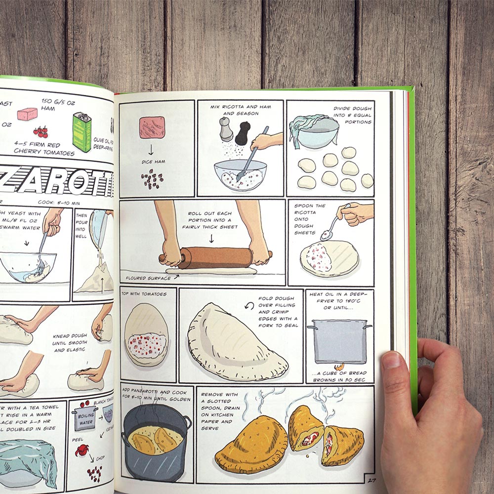 Interior del libro Chop, Sizzle, Wow