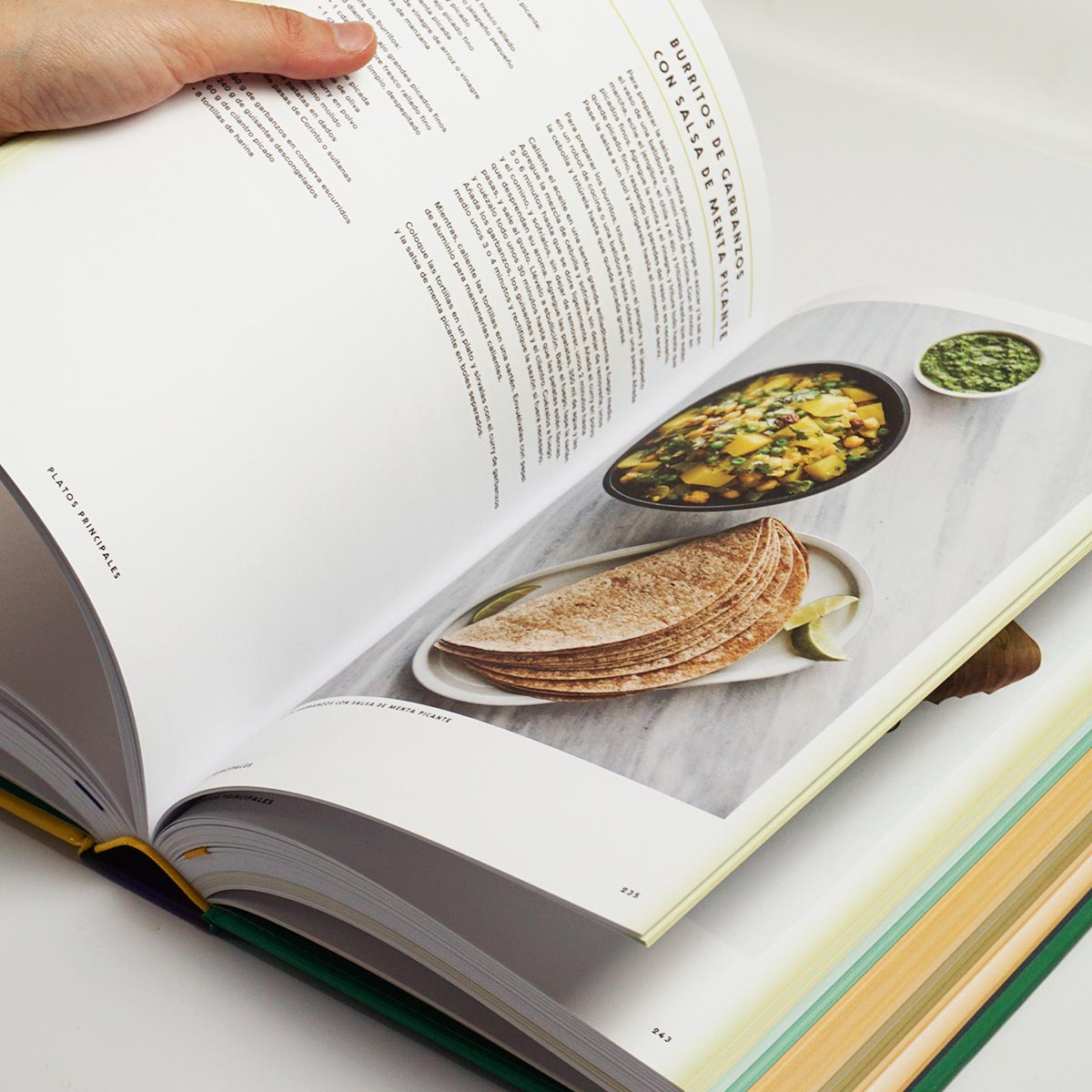 Interior libro Cocina vegana