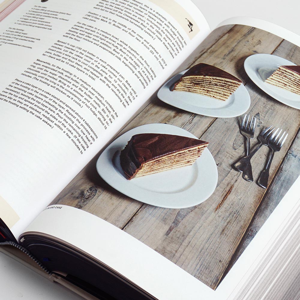 Tarta de chocolate en America The Cookbook